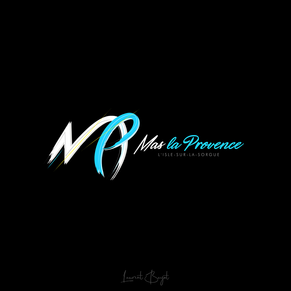 logo pinceau bleu blanc